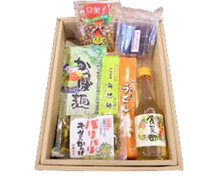 すかがわ観光物産館flatto商品詰め合わせ